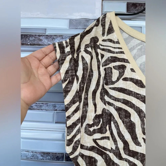 Daily Practice by Anthropologie Ruffled Mini Dress in Beige small - Picture 5 of 15